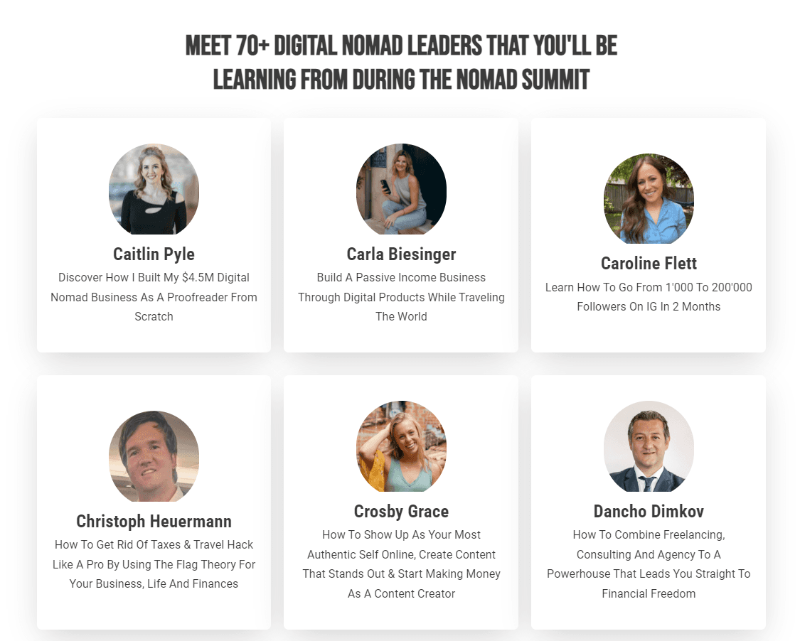 Speaker at Digital Nomad Summit