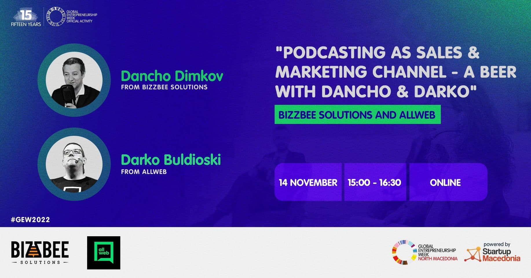 Speaker at Global Entrepreneurship Week